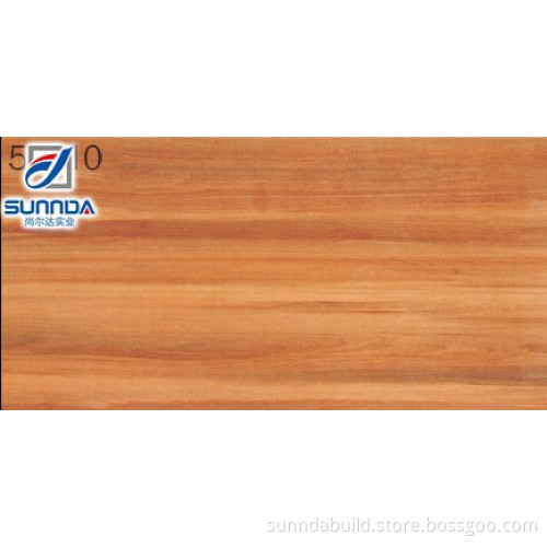 Sunnda 450x900 chinese glazed porcelain wood tile for balcony
